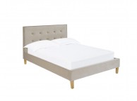 LPD Camden 4ft6 Double Beige Fabric Bed Frame Thumbnail
