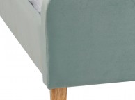 LPD Pierre 4ft6 Double Aqua Velvet Fabric Bed Frame Thumbnail