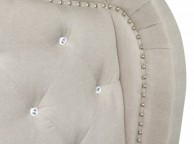 LPD Bardot 5ft Kingsize Beige Fabric Bed Frame Thumbnail