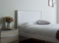 Limelight Taurus 5ft Kingsize White Wooden Bed Frame Thumbnail