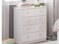 Kidsaw Arctic Polar White Chest Of Drawers Thumbnail