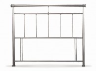 Limelight Eros 5ft Kingsize Satin Nickel Metal Headboard Thumbnail