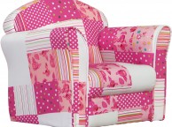 Kidsaw Pink Patchwork Childrens Mini Armchair Thumbnail