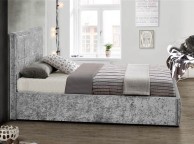 Birlea Hannover 4ft6 Double Steel Crushed Velvet Fabric Ottoman Bed Thumbnail