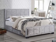 Birlea Hannover 5ft Kingsize Steel Crushed Velvet Fabric Bed Frame Thumbnail