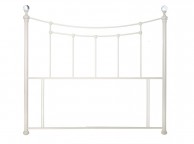 Limelight Metis 3ft Single Metallic Ivory Metal Headboard with Crystal Thumbnail