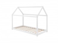 Birlea House 3ft Single White Wooden Bed Frame Thumbnail