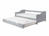 Birlea Brixton 3ft Single Grey Wooden Guest Day Bed Thumbnail