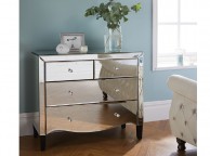 Birlea Palermo 2 Plus 2 Drawer Mirrored Chest Thumbnail