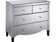 Birlea Palermo 2 Plus 2 Drawer Mirrored Chest Thumbnail