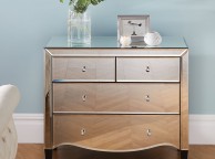 Birlea Palermo 2 Plus 2 Drawer Mirrored Chest Thumbnail