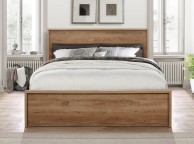 Birlea Stockwell 5ft Kingsize Oak Finish Wooden Bed Frame With Drawers Thumbnail