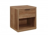 Birlea Stockwell Oak Finish 1 Drawer Bedside Thumbnail