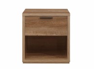 Birlea Stockwell Oak Finish 1 Drawer Bedside Thumbnail