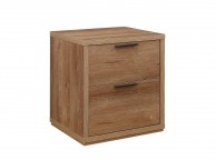 Birlea Stockwell Oak Finish 2 Drawer Bedside Thumbnail