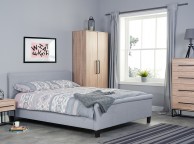 Birlea Conrad Silver Oak Finish 4 Drawer Narrow Chest Thumbnail