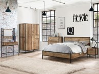 Birlea Urban Rustic Finish 2 Door Wardrobe Thumbnail