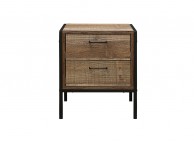 Birlea Urban Rustic Finish 2 Drawer Bedside Thumbnail