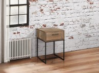 Birlea Urban Rustic Finish 1 Drawer Narrow Bedside Thumbnail