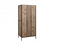 Birlea Urban Rustic Finish 2 Door Wardrobe Thumbnail