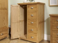 Birlea Woburn Oak 1 Door 5 Drawer Wardrobe Thumbnail