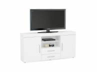 Birlea Edgeware 2 Door 2 Drawer Sideboard In White Thumbnail