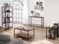 Birlea Urban Rustic Finish Wide Shelving Unit Thumbnail