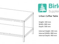 Birlea Urban Rustic Coffee Table Thumbnail
