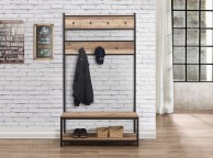 Birlea Urban Rustic Coat Rack And Bench Thumbnail