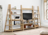 Birlea Dayton Ladder Bookcase In Oak Thumbnail