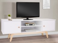 Birlea Milford TV Unit In White Thumbnail