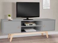 Birlea Milford TV Unit In Grey Thumbnail
