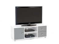 Birlea Covent TV Unit In White And Grey Thumbnail