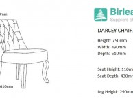 Birlea Darcey Chair In Plum Fabric Thumbnail