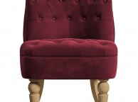 Birlea Grace Chair In Plum Fabric Thumbnail