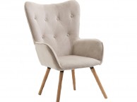 Birlea Willow Armchair In Beige Fabric Thumbnail