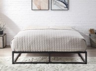 STORE CLEARANCE Sleep Design Amersham 5ft Kingsize Black Metal Platform Bed Frame Thumbnail