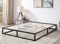 STORE CLEARANCE Sleep Design Amersham 5ft Kingsize Black Metal Platform Bed Frame Thumbnail
