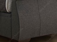 Kaydian Bamburgh 6ft Super Kingsize Charcoal Fabric Ottoman Bed Frame Thumbnail
