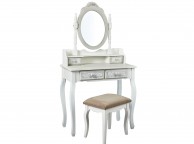 LPD Brittany Shabby Chic Style Dressing Table Mirror Thumbnail