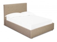 LPD Lucca Plus 5ft Kingsize Beige Fabric Ottoman Bed Frame Thumbnail