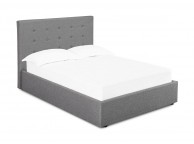 LPD Lucca Plus 5ft Kingsize Grey Fabric Ottoman Bed Frame Thumbnail