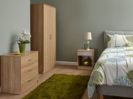 GFW Panama 3 Piece Bedroom Set In Oak Thumbnail