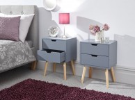 GFW Pair Of Nyborg Bedsides In Dark Grey Thumbnail