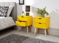 GFW Pair Of Nyborg Bedsides In Yellow Thumbnail