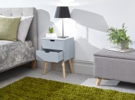 GFW Nyborg Bedside In Light Grey Thumbnail