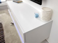 GFW Galicia White Gloss LED TV Unit 180cm Thumbnail