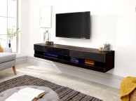 GFW Galicia Black Gloss LED TV Unit 180cm Thumbnail