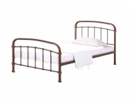 LPD Halston 3ft Single Copper Effect Finish Metal Bed Frame Thumbnail