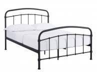 LPD Halston 4ft6 Double Black Metal Bed Frame Thumbnail